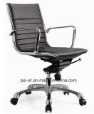 Office Leather Swivel Hotel Metal Manager Chair (PE-B15)