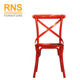 D320 Colours Cross Back Steel Dining Chair