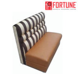 Fresh Style Modern Design Custom Leather Restaurant Booth Sofa for Sale (FOH-XM34-631)