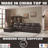 Divano in Pelle Sectional Sofa Black Lz8802