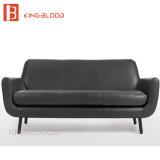 Italian Style Grey Color Leather Sofa for European Furniture