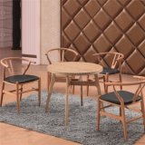 (SP-CT727) Modern Round Wooden Tables and Y Chairs for Restaurant