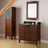 Top Quality Solid Wood Curved Bathroom Vanity Bath Cabinet
