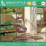 Leisure Garden Swing with Synthetic Wicker Patio Rattan Hammock (Magic Style)