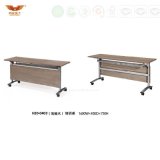 Metal Base Wooden Top Meeting Room Office Training Table for Office Furniture (H20-0403)