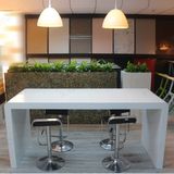 Kingkonree Customized Modern Long High Acrylic Marble Bar Table (180202)