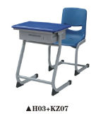 Single School Desk, Plastic Student Chair Children Furniture