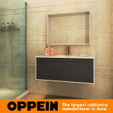 Oppein Modern Lacquer Bathroom Cabinets with Tempered Glass Top (OP15-201C)