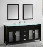 High Quality Waterproof Solid Wood Bathroom Cabinet Furniture