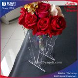Hot Red Acrylic Vase for Home Decoration
