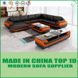Foshan Wooden Furniture Leisure Leather Sofa