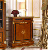 0038 Import Beech Solid Wood Carved by Hand Style Shoe Cabinet