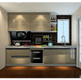 High Gloss Kitchen Furniture MDF Lacquer Kitchen Cabinet Modern Style