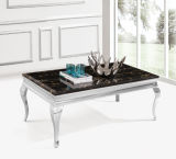 White Marble Top Modern Coffee Table