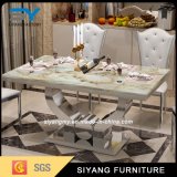 Restaurant Stainless Steel Dining Table with 6 Seaters