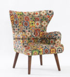 Simple Small Cloth Art Sofa Chair Single Person Sofa Coffee Shop Bedroom Hotel Restaurant Design and Color Sofa Sofa (M-X3843)