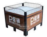 Exhibition Stand Promotion Table with Guardrail for Shop/Grocery/Retail