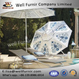Well Furnir T-089 Usage Confortable Design Chaise Lounges with Parasol