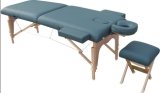 Wooden Massage Table with Headrest and Armrests (MT-007)