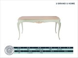 French Romantic Furniture Poplar Wood Dining Table