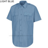 Wholesale Men Field Work Wear Short Sleeve Denim Uniform Shirt