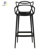 Manfacutuer Master Colored High Chair Stackable Plastic Bar Chair with Arms