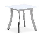 Hot Sale Outdoor End Table with Glass Top