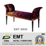 Classical Style Hotel Furniture Bed End Chair (EMT-BS05)