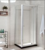 Tempered Glass Bathroom Shower Enclosure with Artificial Stone (P22)