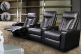 Modern Genuine Leather Reclining Sofa (YA-613)