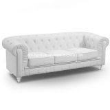 Modern Classic Chesterfield Leather Sofa