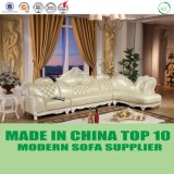 Hot Selling Handicraft Classical L Shape Chesterfield Leather Sofa