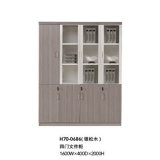 Modern Office Furniture Wooden Filing Cabinet with Glass Doors (H70-0686)