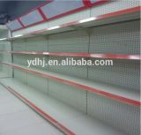 Perfoated Metal Supermarket Shelf with Light Box