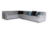 Modern L Shaped Upholstery Fabric Cover Sofadesigns and L Corner Sofa Sets for Living Room Furniture