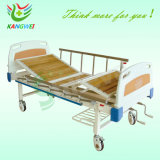 Two-Function Medical Care Bed with 2 Cranks Slv-B4021