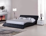 New Design Bedroom Furniture Leather Bed