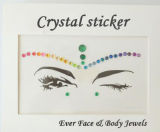 Hot Sale Face Jewel Stickers for Holiday Decorations