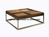 American Style Solid Wood Square Coffee Table Tea Table (T-19)