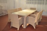 Garden Dining Set Rattan Table and Chairs