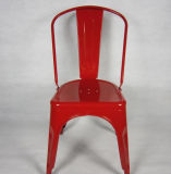 Stackable Vintage Dining Cafe Restaurant Cafeteria Bistro Iron Metal Chair