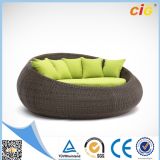 Outdoor Round Quality Rattan Day Bed Sofa Lounge