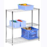 Adjustable DIY Metal Wire Mesh Shelving for Office
