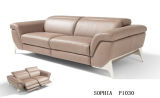 Home Furniture Leather Sectional Sofa with Recliner Sofa Furniture