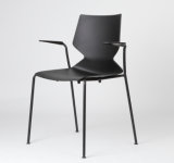 Modern Stackable Armrest Plastic Chair