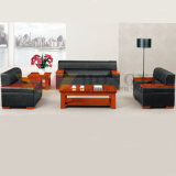 Stylish Comfortable Office Classical Leather Sofa (HY-NNH-S15)