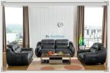 High Quality 1+2+3 Leather Living Room Sofa (A849)