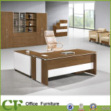 Cherry Wood Curved Office Furniture Manager Table From China Manufacturer