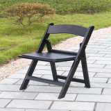Black Garden Plastic Folding Chair