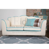 Mediterranean Living Room Fabric Sofa